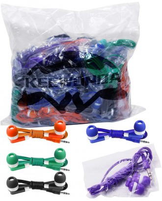 Bulk Earbuds Headphones Wholesale Earphones - Keewonda 100 Pack Disposable Ear Buds Bulk Multi Colored Headphones for School Classroom Students Bulk Earbuds Headphones Wholesale Earphones - Keewonda 100 Pack Disposable Ear Buds Bulk Multi Colored Headphones for School Classroom Students